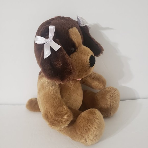 Build A Bear Stuffed Puppy With Pig Tails - Picture 2 of 6